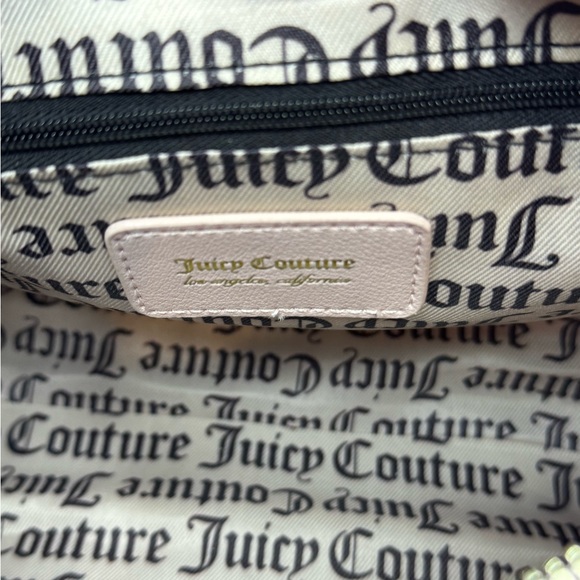 Brand New! Juicy Couture Pink Quilted Hearts Flawless Dome Satchel Purse NWT - Picture 7 of 10